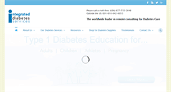 Desktop Screenshot of integrateddiabetes.com